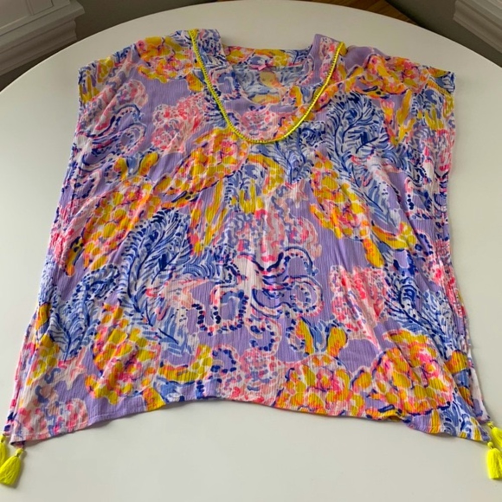 Lilly Pulitzer El Bravo Way Beach Cover Up Tunic Dress